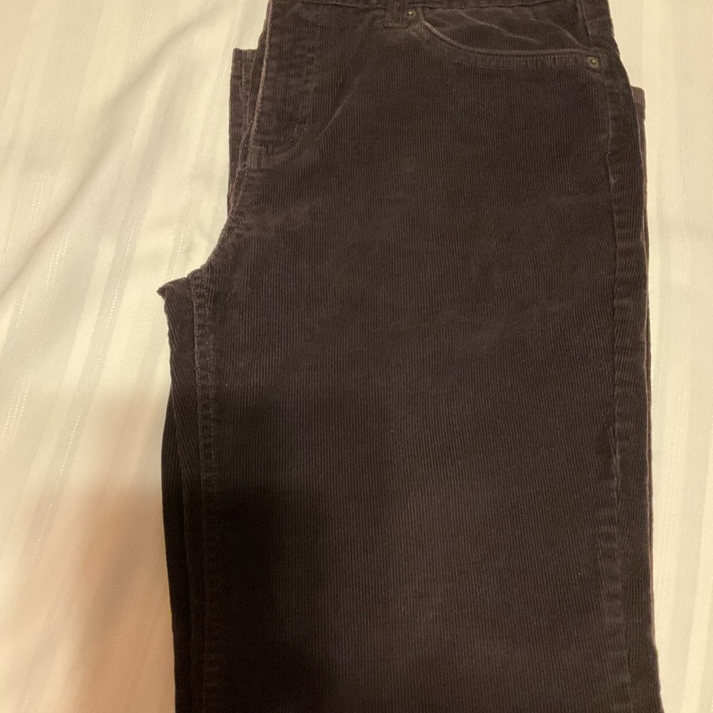 Bass Brown Boot Cut Corduroy pants with Plush Texture